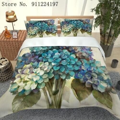 Home Textile Bouquet Duvet Cover High Quality Bedspread 3D Flower Printing Quilt Cover Single Double Queen King Size For Adults