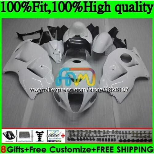 Injection For SUZUKI Hayabusa GSXR-1300 GSXR 1300 56BS.164 GSXR1300 08 09 Gloss white 10 11 12 2008 2009 2010 2011 2012 Fairing