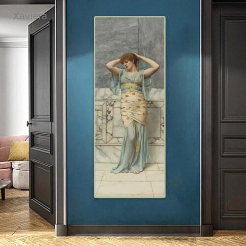 Heaton John William Godward Paintings Print Pictures Classical Mythology Art Posters Nordic Retro Bedside Prints Interior Decor
