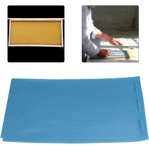 Red Beekeeping Rubber Beeswax Wax Press Sheet Mould for Bee Hives 5.4mm Cell