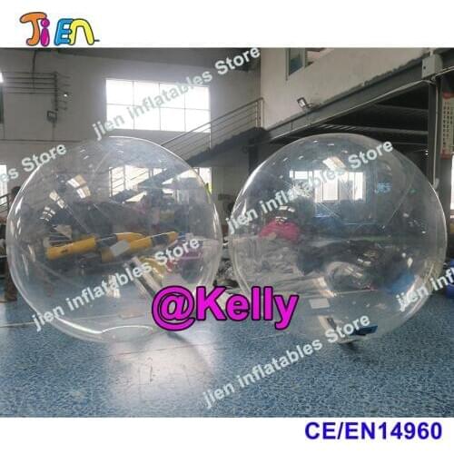 Buy 10 get 1 free TPU inflatable water ball for sale, free shipping inflatable water walking ball with free air pump, water toys