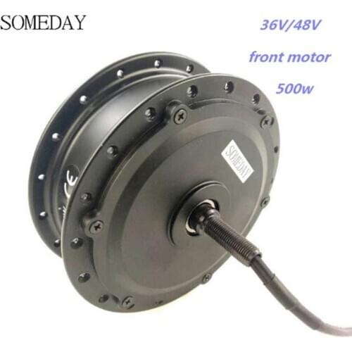 36V 48V 500W electric bicycle Front wheelmotor Brushless Gear Hub Motor E-bike Motor