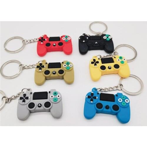 New creative personality simulation game keychain ring pendant men and women couple key chain bag pendant wholesale