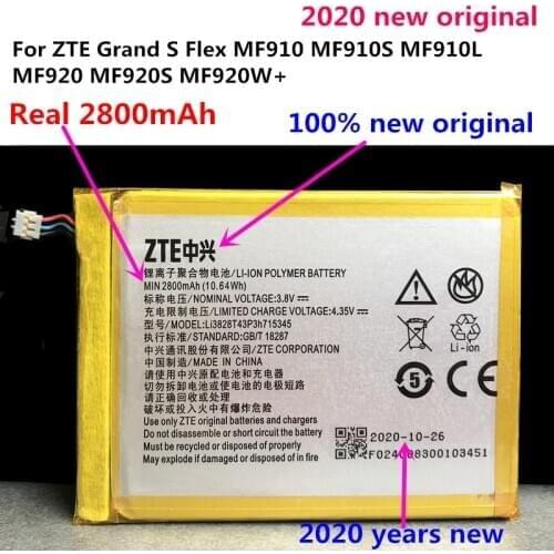 Original Li3820T43P3h715345 For ZTE MF910 MF910S MF910L MF910NL MF910V MF920 MF920A MF920S MF920TS MF920V MF920VS Battery