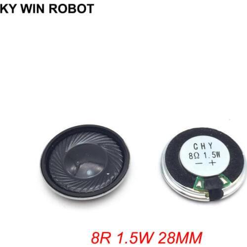 2pcs/lot New Ultra-thin Mini speaker 8 ohms 1.5 watt 1.5W 8R speaker Diameter 28MM 2.8CM thickness 4.8MM
