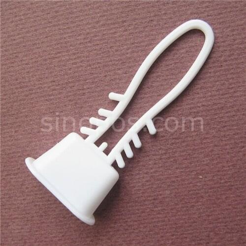 Free shipping mesh bag hangers heavy duty, Releasable Net Clip Fastener enclosure, food egg toy packaging Plastic Ham Buckles