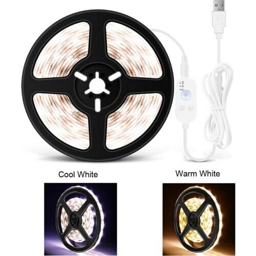 Smart PIR Motion Sensor LED Light Strip 5V 2 Modes Leds Stairs Lamp Waterproof bedroom Kitchen Cabinet Closet Bed Under lighting