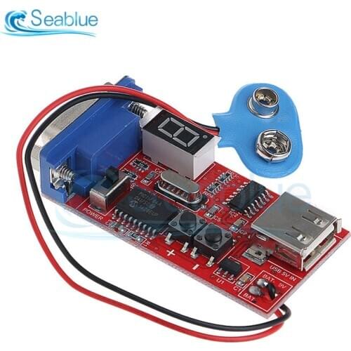 LED Digital VGA Signal Generator Module Tester 15 Different Signals Switch Button Board USB Port 9V Battery DC Plug Output