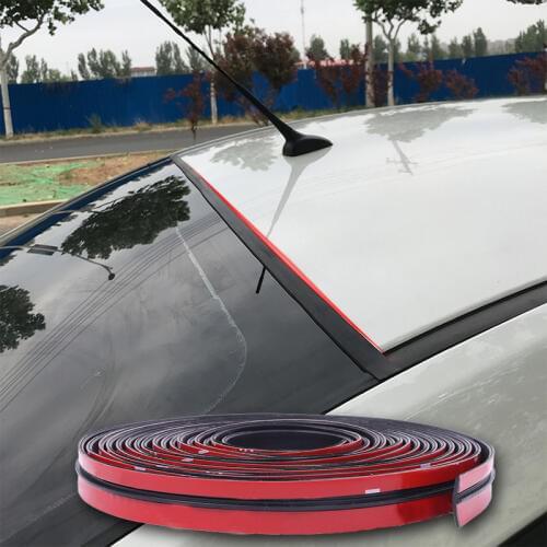 Car Door Weatherstrip Front Rear Windshield Edge Sealing Strips Sticker Car Roof Protector Seal Noise Insulation Car Accessories