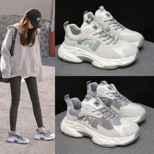 Popular Brand Womens New Style All-match Korean-Style Ultra-Fire Platform Street Racket Feet Casual Sneakers Women