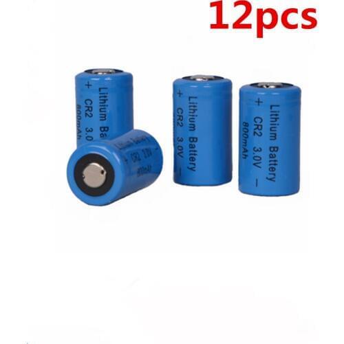 12pcs/lot SHSEJA High quality CR2 800mah 3V lithium battery for camera medical equipment CR2 lithium battery