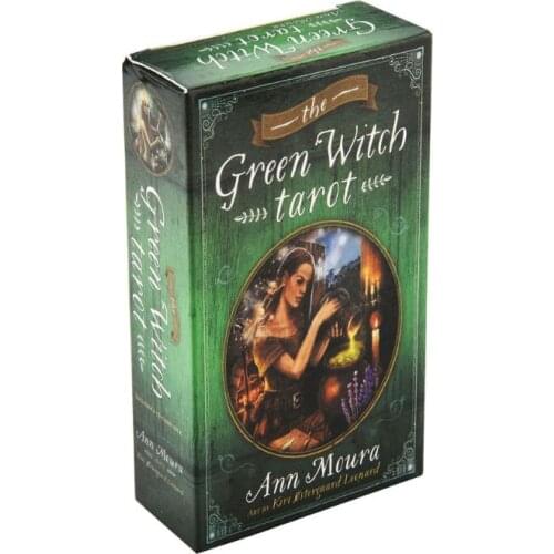 2021 New 78pcs The Green Witch Tarot Cards Deck Family Party Board Game Oracle Playing Card