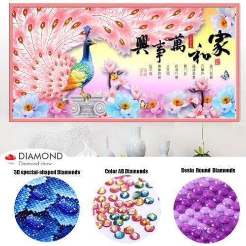 DIY,Diamond Painting,Special shape drill"Peacock"Diamond Embroidery,Full,Cross Stitch,Diamond Mosaic,Bead Picture,Home Decor