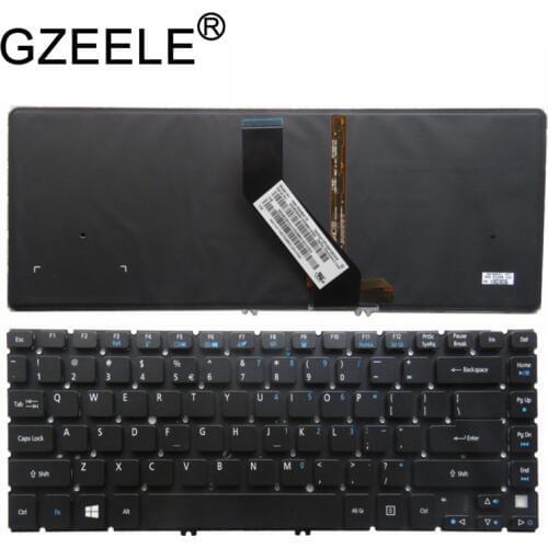 GZEELE English keyboard FOR Acer Aspire V5-431G V5-431P V5-431PG V5-471G V5-471P V5-471 V5-431 MS2360 with Backlit without Frame