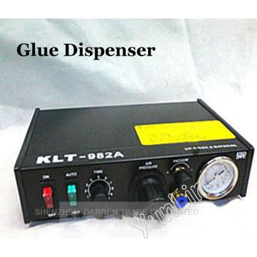 Automated Glue Dispenser Solder Paste Liquid Semi Automatic Dispensing Machine Controller Dropper 110V/220V KLT-982A