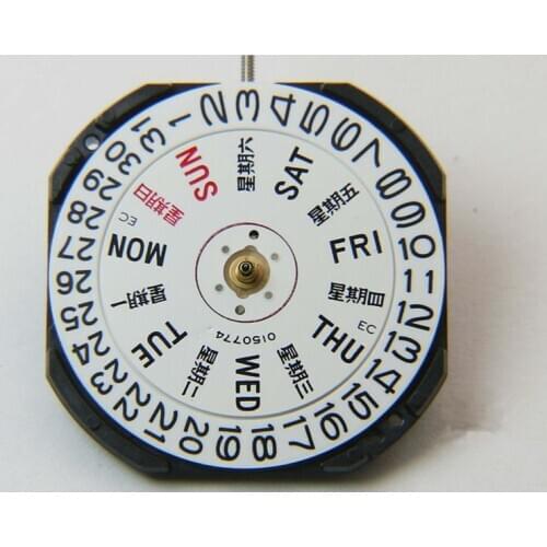 Watch accessories new original Japanese VX43E movement VX43 three pin double calendar window quartz movement without batteries