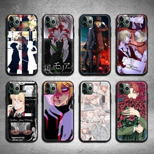 Anime Moriarty the Patriot Phone Case For iphone 12 11 Pro Max Mini XS Max 8 7 6 6S Plus X 5S SE 2020 XR cover