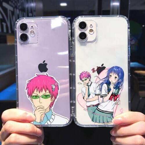 Saiki Kusuo no Psi Nan Phone Case Transparent soft For iphone 5 5s 5c se 6 6s 7 8 11 12 plus mini x xs xr pro max