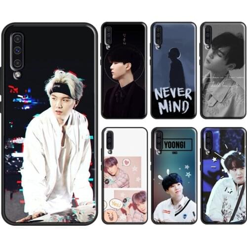 Suga Min Yoongi Kpop For Samsung Galaxy A50 A70 A40 A10 A51 A71 A31 A41 M51 M31 A12 A52 A20e A21S Phone Cover