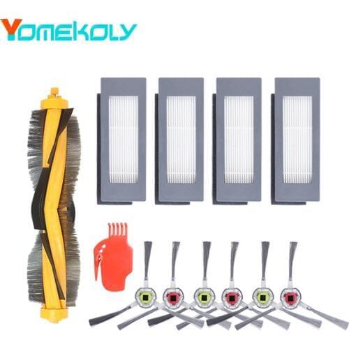 For Ecovacs Deebot DN55 DD35 DD37 DD56 DJ35 DN55 Vacuum Cleaner Main Brush Side brush HAPE Filter Robotic Replacement Parts