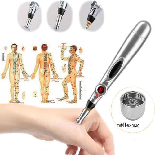 Electronic Massage Pen Pain Relief Therapy Pen Safe Acupuntura Meridian Energy Heal Massage Body Head Leg Massage