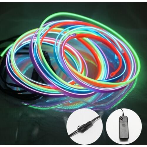 El Flexible Wire Soft Tube Lights LED Strip Neon Sign Led Neon LightUnder Car Sign Christmas Anime/Body Woman/Rooms Rope Light
