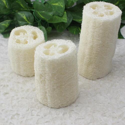 10Pcs Natural Loofah Luffa Loofa Bath Shower Sponge Spa Body Cleaning Scrub Horniness Remover Bathing Massage Sponge Wash Mesh