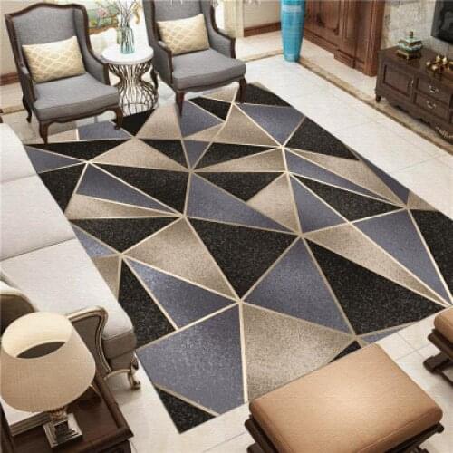 Ins Nordic Carpet Mat Living Room Table Carpet Modern Light Luxury Bedside Blanket Large Area Household Living Room Decor