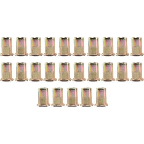 JFBL Hot 25 X M8 Nuts Threaded Rivet Insert Threaded DIY Fasteners Set
