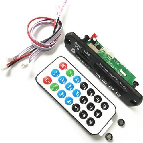 New Bluetooth MP3 Decoding Board Module w/ SD Card Slot / USB / FM / Remote Decoder Board Module