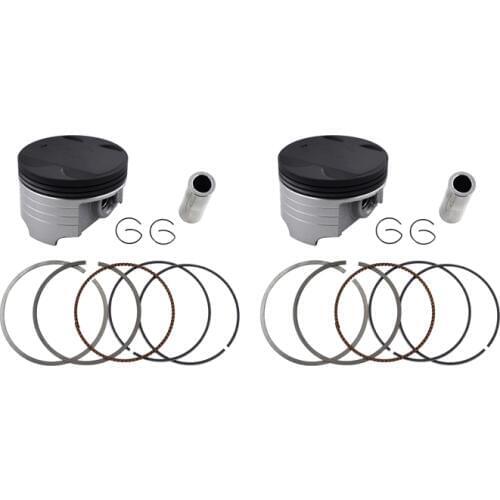 Motorcycle Size 49mm STD ~ +100 Piston Rings Kit For YAMAHA XV250 1988-2018 XC125 Cygnus 1990 1991 1992 1993 XV 250 XC 125