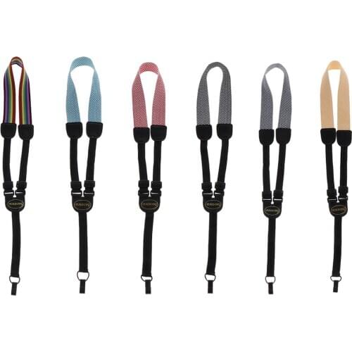 Polyester Adjustable Ukulele Neck Strap 4 String Hawaii Guitar Belt Hawaii Comfortable Exquisite Durable Guitar Strap Belt