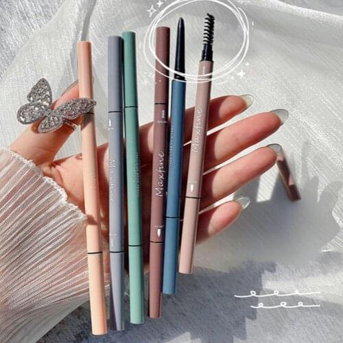 Ultra Fine Triangle Eyebrow Pencil Waterproof Long Lasting Makeup Tools Brown Eye Brow Makeup Pencil for Beauty