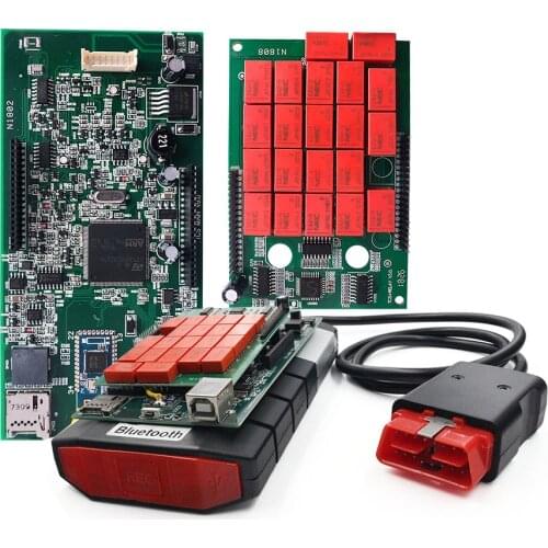 High quality D.S.150 V3 version New V.CI 150.E C.D.P T.C.S with Bluetooth auto diagnostic tool V2015 double board free shipping