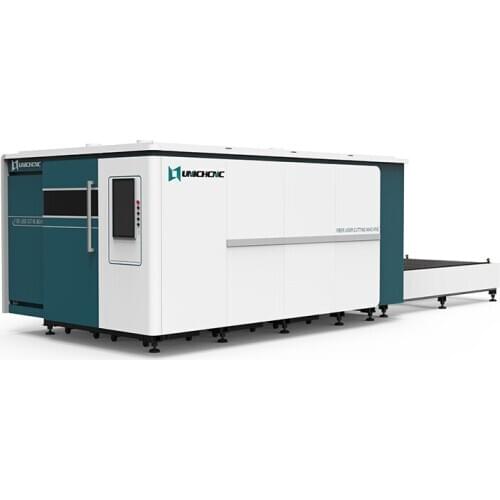 High Power 1530 800w Fiber Laser Cutting Machine With Enclosed Cover