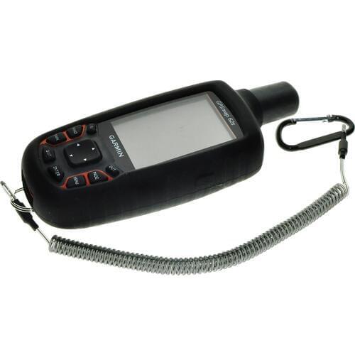 Protect Case Cover+Retractable Stretch Coiled Lanyard Rope for Garmin GPSMAP 62 63 64 62s 62sc 62st 62stc 64st 63sc 63st