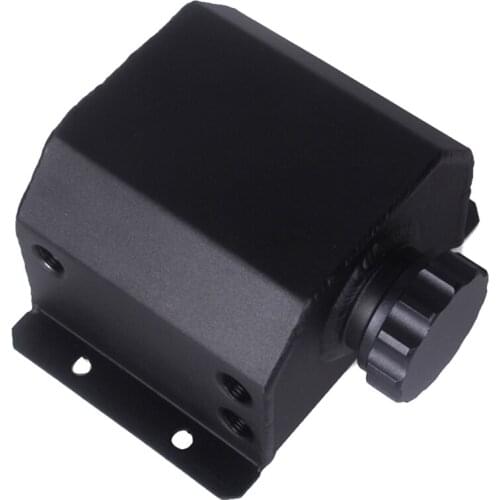 1L Alloy Aluminium Engine Oil Catch Can Breather Tank Bottle Car Universal