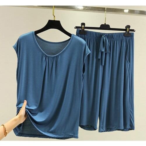 2021 O-Neck Ruched Office Lady Solid Modal Thin Sleeveless Regular Home Dress Collection