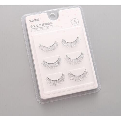 3pairs Faux Mink Lashes Natural Long False Eyelashes Volume Fake Lashes Makeup Extension Eyelashes maquiagem