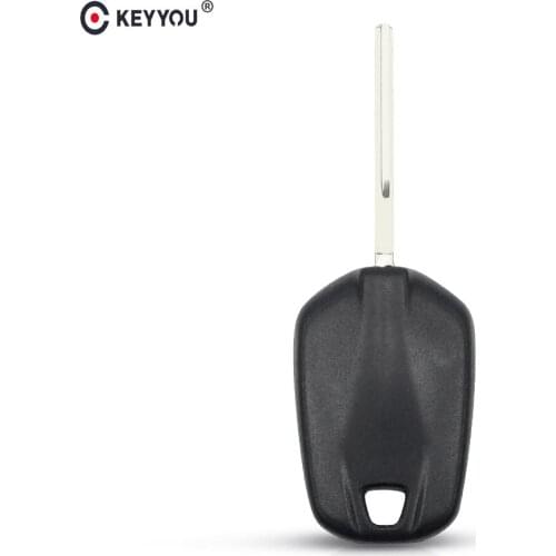 KEYYOU Car Transponder Key Shell With HU83 Blade Blank Key Case For Citroen For Peugeot 508