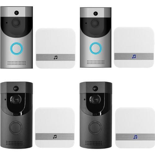 Anytek B30 Wireless WiFi Intercom Video Doorbell Camera + B10 Doorbell Receiver Set Door Bell Camera Wifi Video Night Vision
