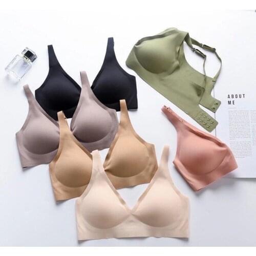 Push Up Bra Womens Underwear Bralette Seamless Summer Bras For Women Wireless Bh Active Brassiere Beautiful Back Thin Brasier