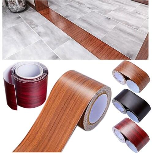 Wood Peel Stick Contact Paper Waterproof Baseboard Wall Sticker Decorative Film Self Adhesive Wallpaper Interior Film Stickers
