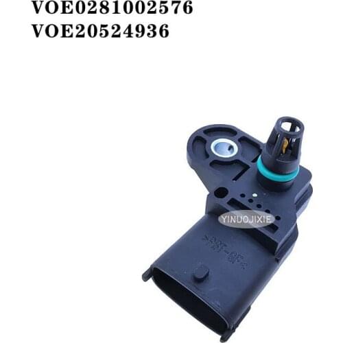 New 20524936 excavator accessories for EC140/210/240/290 air pressure sensor intake pressure sensor VOE20524936 0281002576