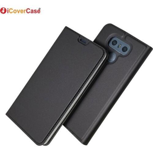 For Lg g6 case ultra-thin magnetic pu leather wallet flip stand case cover for lg g6 case g6 cover