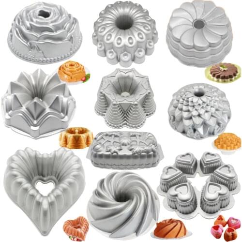 Cake Molds Rose Rose Pumpkin Heart-Shaped Mousse Cake Pan Baking DIY Tools Decoration Mould