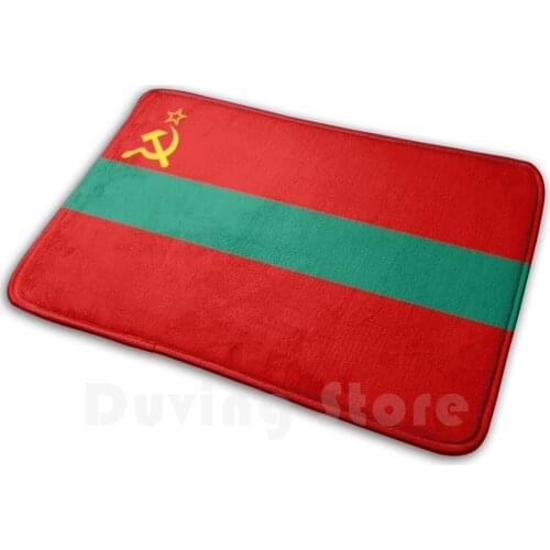Copy Of Flag Of Transnitria , Ussr Carpet Mat Rug Cushion Soft Non - Slip Ussr Communism Transnitire