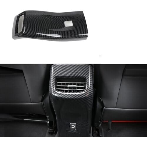 Lsrtw2017 Carbon Fiber Abs Car Armrest Cover Anti-kick Panel for Chevrolet Orlando Onix 2018 2019 2020 Chrome Accessories Parts