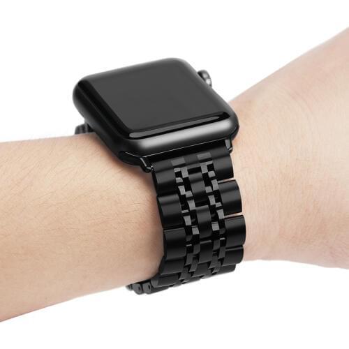 Metal Stainless Steel Band For Apple Watch 4 5 44mm 40mm Link Bracelet Strap For iwatch Series 3 2 1 38mm 42mm Replacement Strap