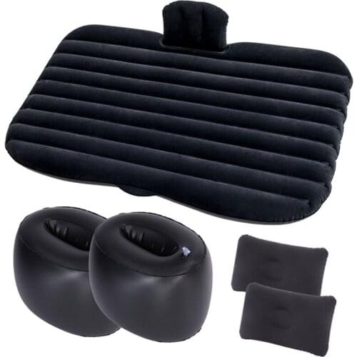 Air Inflatable Car Travel Bed Universal for Back Seat Multi Functional Sofa Pillow Outdoor Camping Mat Cushion Car Accessories